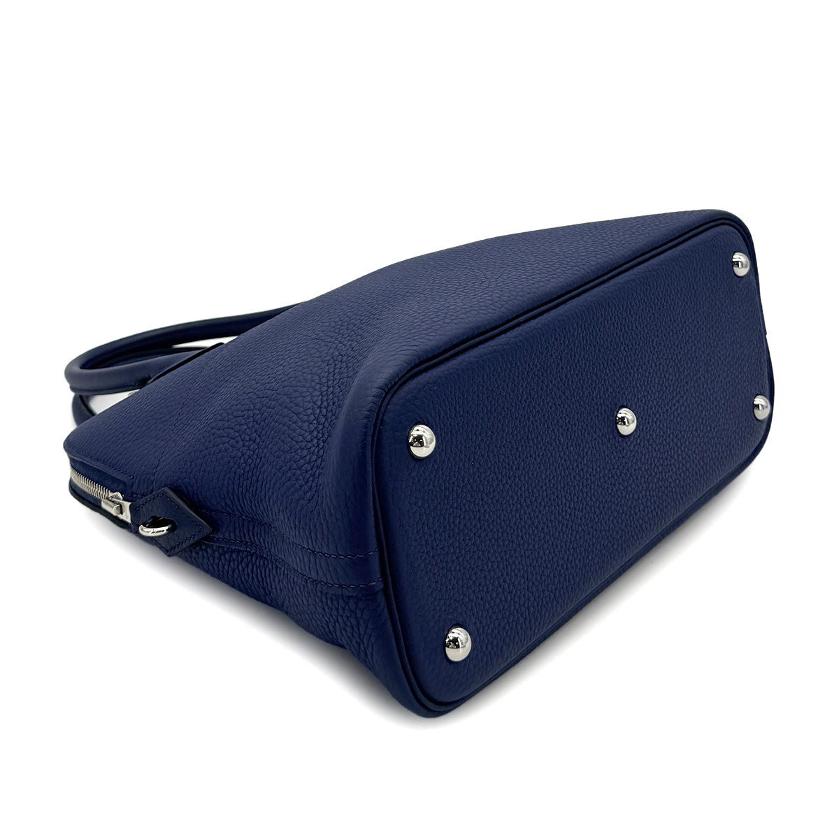 HERMES BOLIDE 31 BLUE SAPHIR TAURILLON CLEMENCE HAND SHOULDER BAG □Q SHW 90300548
