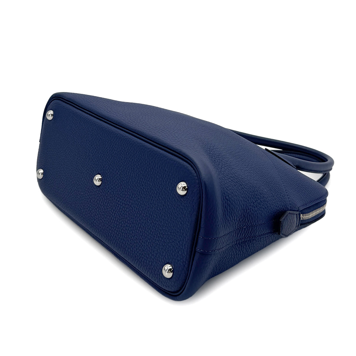HERMES BOLIDE 31 BLUE SAPHIR TAURILLON CLEMENCE HAND SHOULDER BAG □Q SHW 90300548