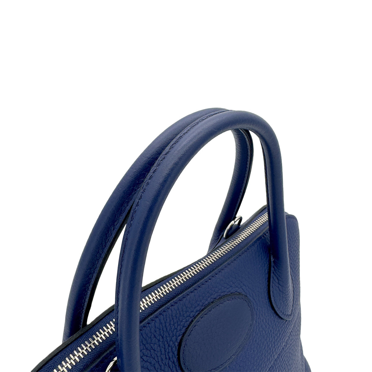 HERMES BOLIDE 31 BLUE SAPHIR TAURILLON CLEMENCE HAND SHOULDER BAG □Q SHW 90300548