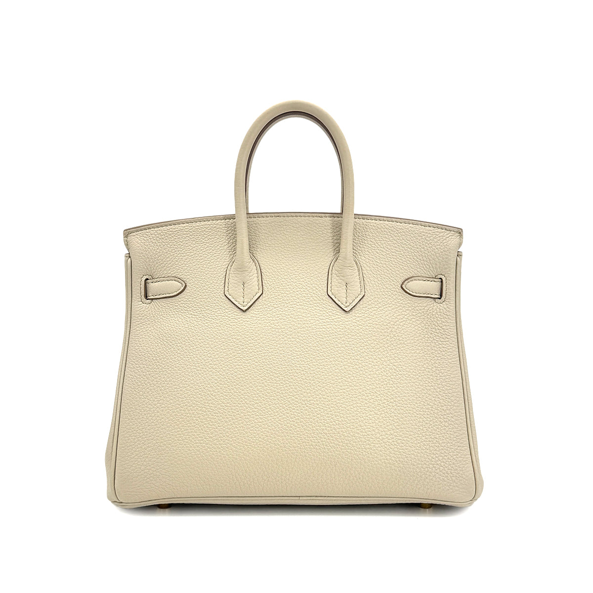 HERMES BIRKIN 25 BETON TOGO HAND BAG U GHW 90300556