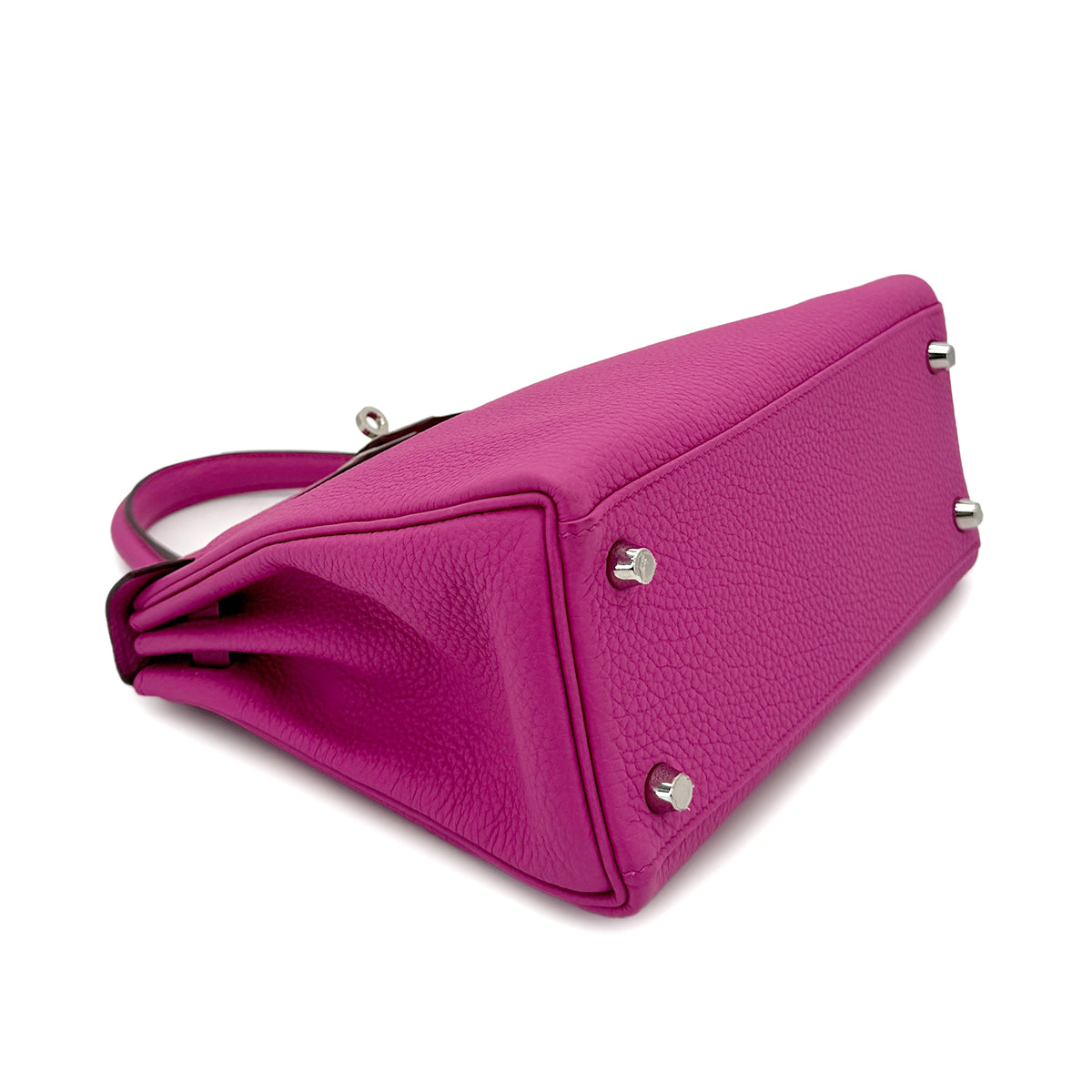 HERMES KELLY 25 RETOURNE MAGNOLIA TOGO HAND SHOULDER BAG C SHW 90300859