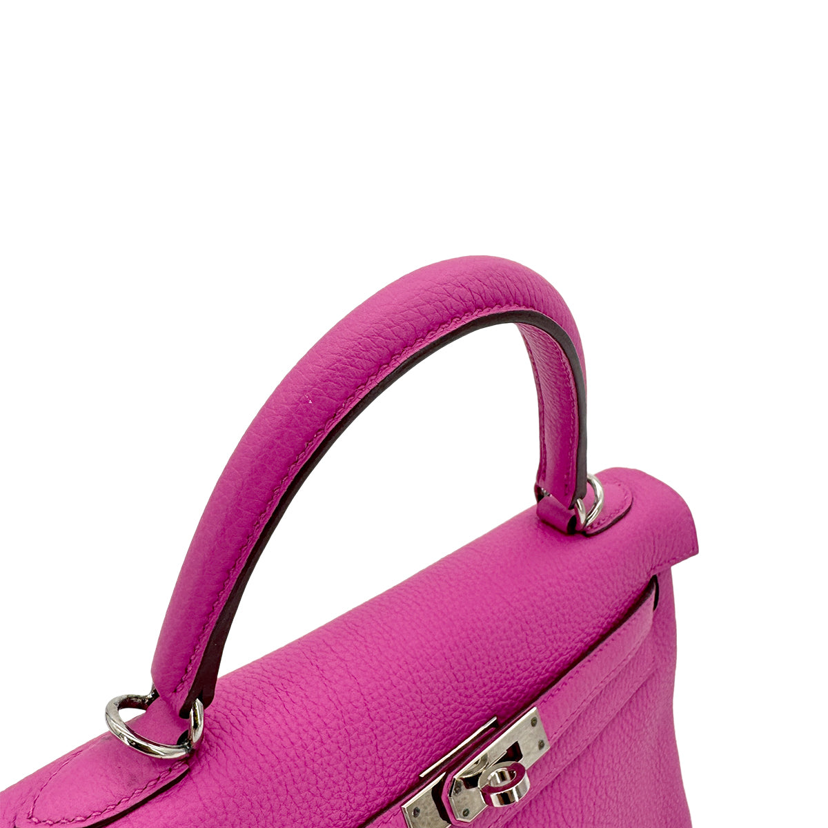 HERMES KELLY 25 RETOURNE MAGNOLIA TOGO HAND SHOULDER BAG C SHW 90300859