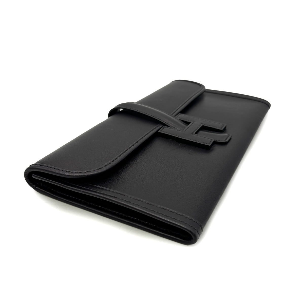 HERMES JIGE ELAN 29 BLUE NUIT VEAU EVERCOLOR CLUTCH BAG Z 90300861