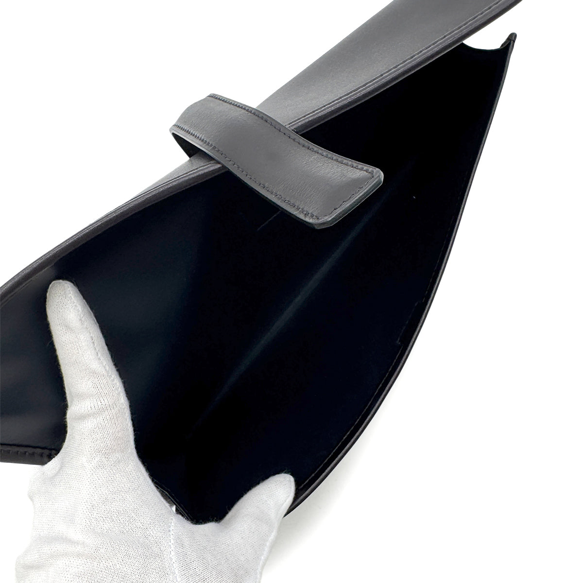 HERMES JIGE ELAN 29 BLUE NUIT VEAU EVERCOLOR CLUTCH BAG Z 90300861