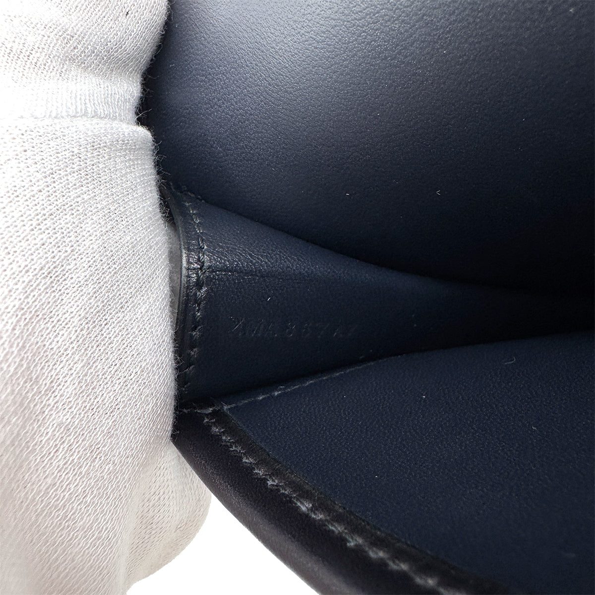 HERMES JIGE ELAN 29 BLUE NUIT VEAU EVERCOLOR CLUTCH BAG Z 90300861