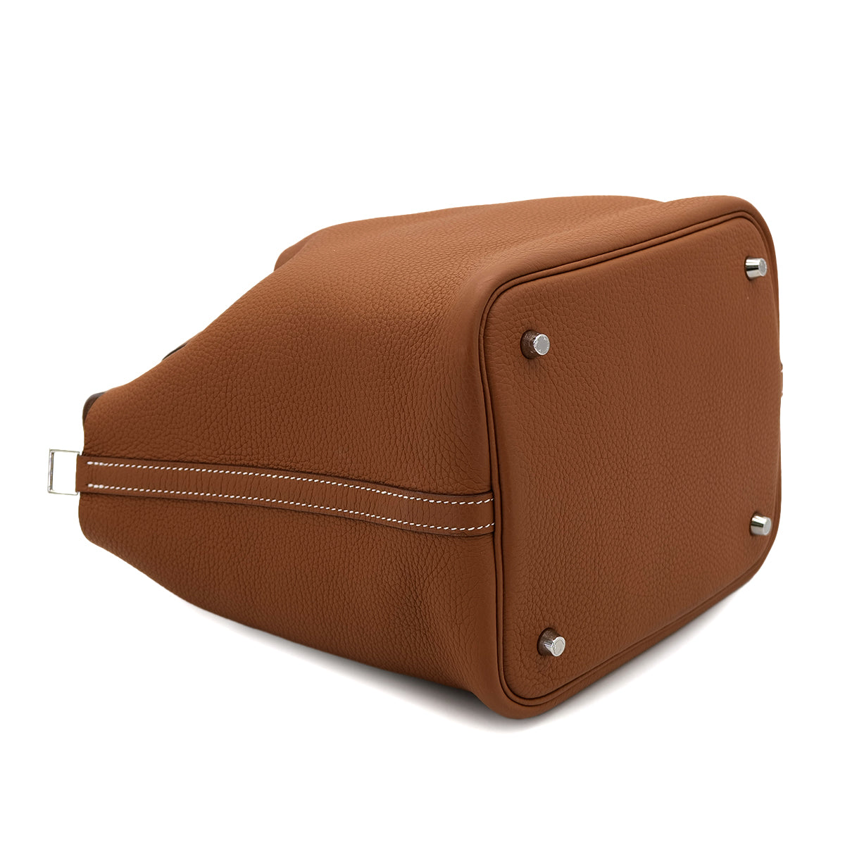 HERMES PICOTIN LOCK MM GOLD TAURILLON CLEMENCE HAND BAG Z SHW 90300866