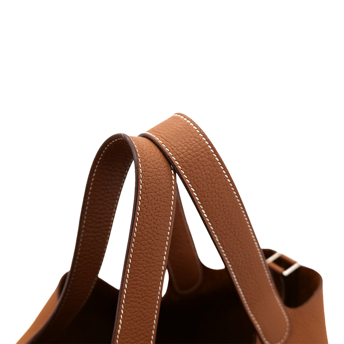 HERMES PICOTIN LOCK MM GOLD TAURILLON CLEMENCE HAND BAG Z SHW 90300866