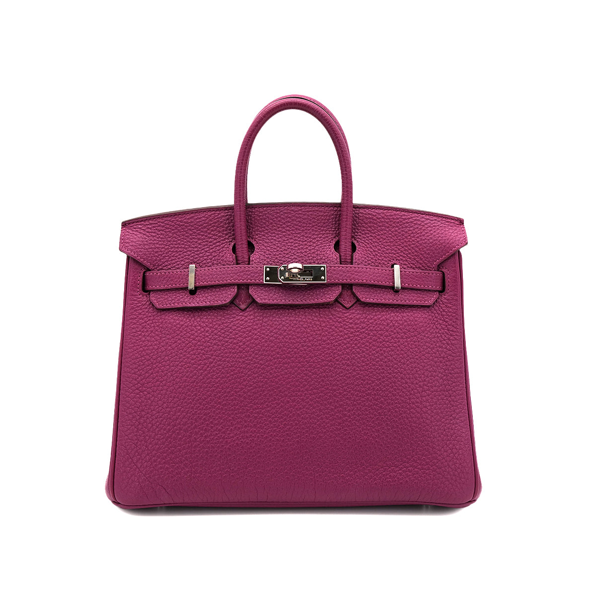 HERMES BIRKIN 25 TOSCA TOGO HAND BAG □O SHW 90301018