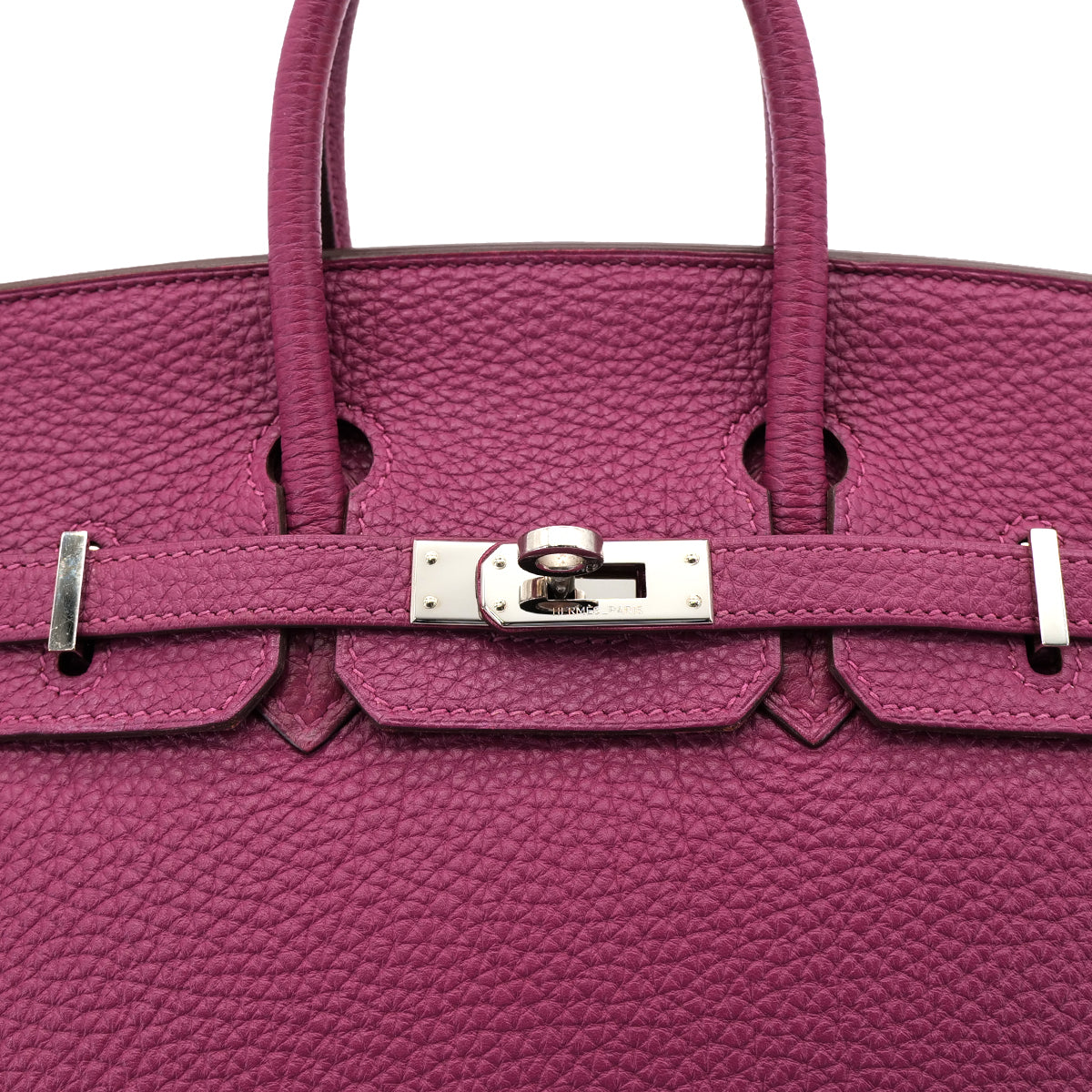 HERMES BIRKIN 25 TOSCA TOGO HAND BAG □O SHW 90301018