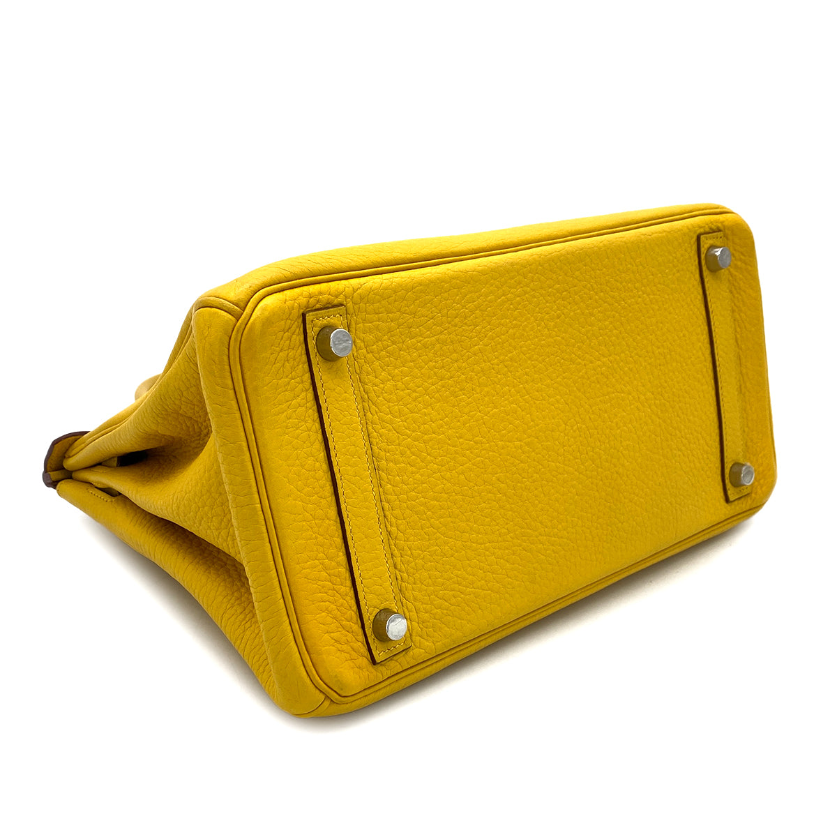 HERMES BIRKIN 30 SOLEIL TAURILLON CLEMENCE HAND BAG □M SHW 90301019