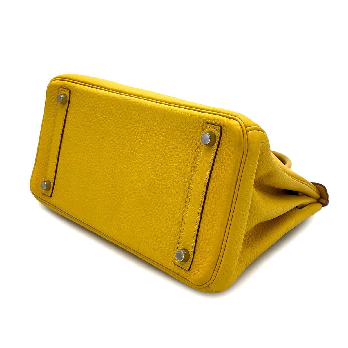 HERMES BIRKIN 30 SOLEIL TAURILLON CLEMENCE HAND BAG □M SHW 90301019