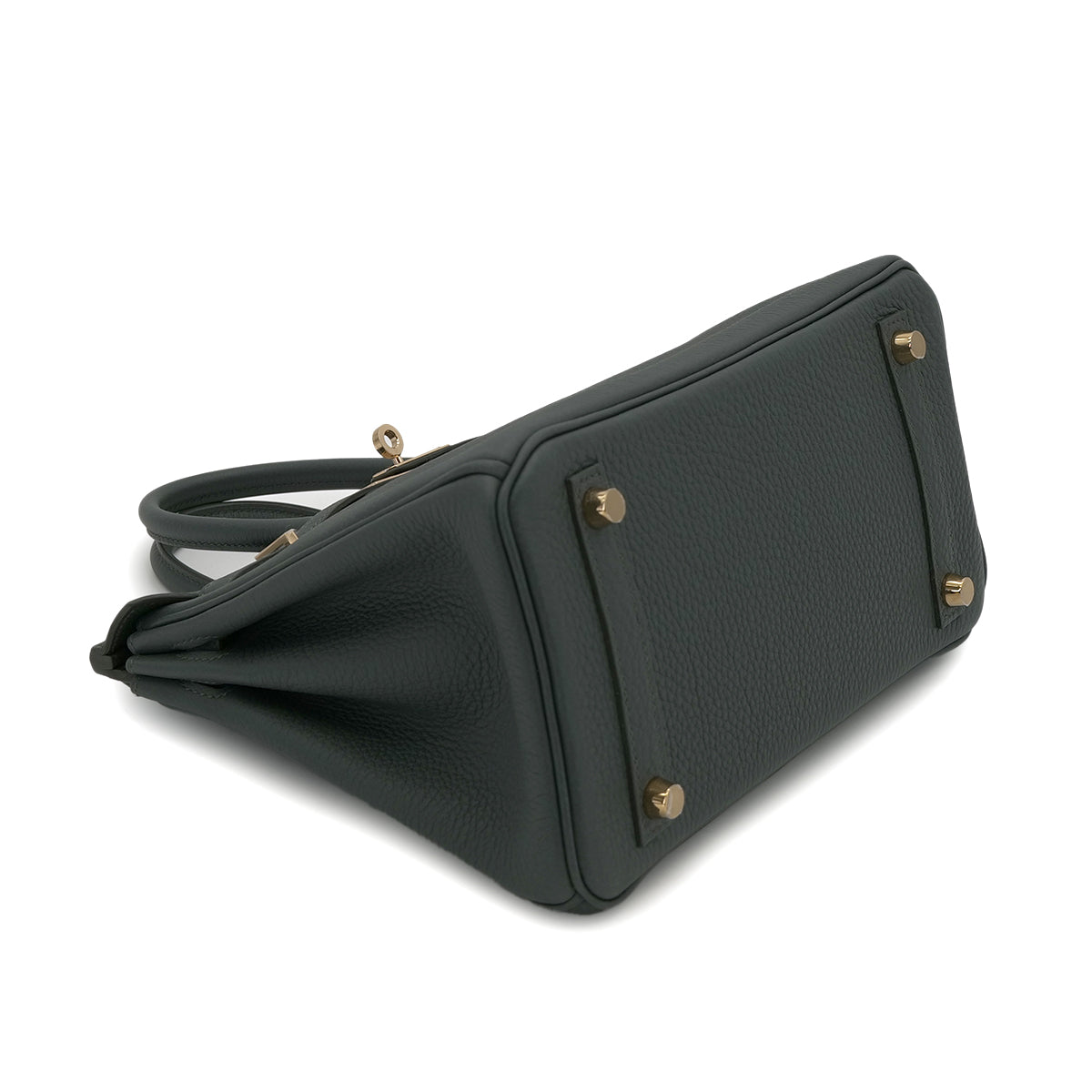 HERMES BIRKIN 25 VERT MANGROVE TOGO HAND BAG K GHW 90301083