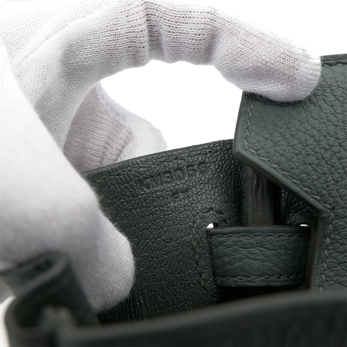 HERMES BIRKIN 25 VERT MANGROVE TOGO HAND BAG K GHW 90301083