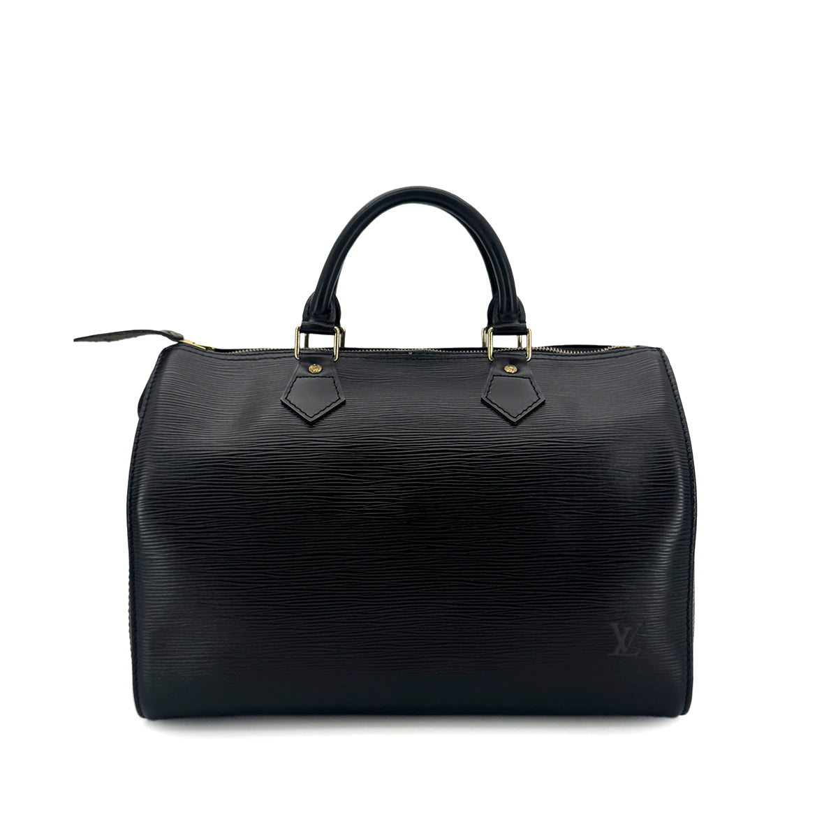 LOUIS VUITTON EPI SPEEDY 30 HAND BAG NOIR LEATHER M59022 90301084