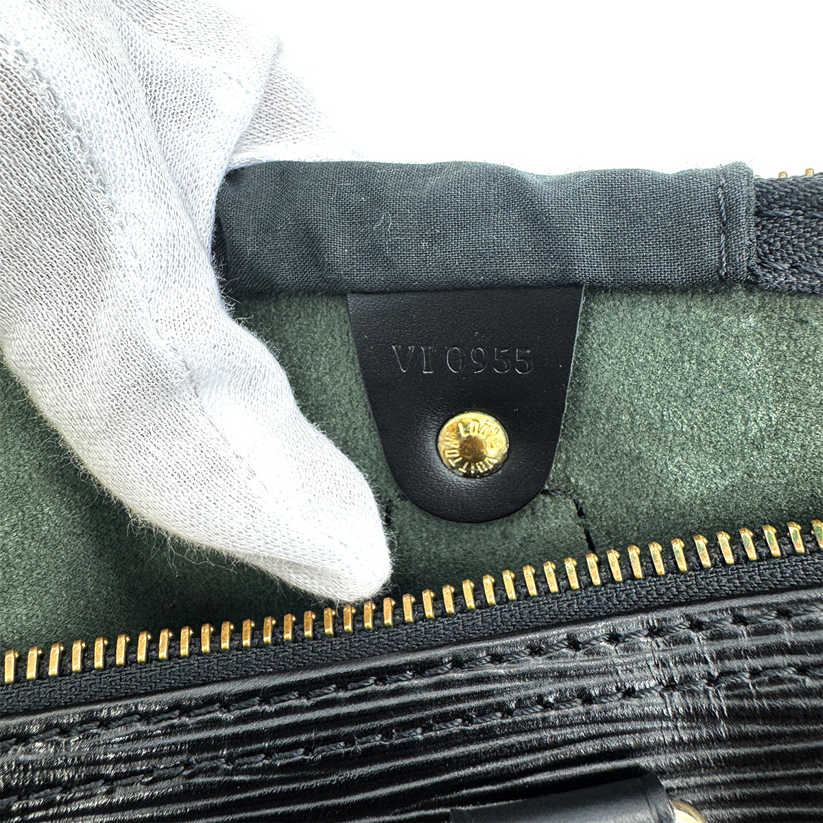 LOUIS VUITTON EPI SPEEDY 30 HAND BAG NOIR LEATHER M59022 90301084