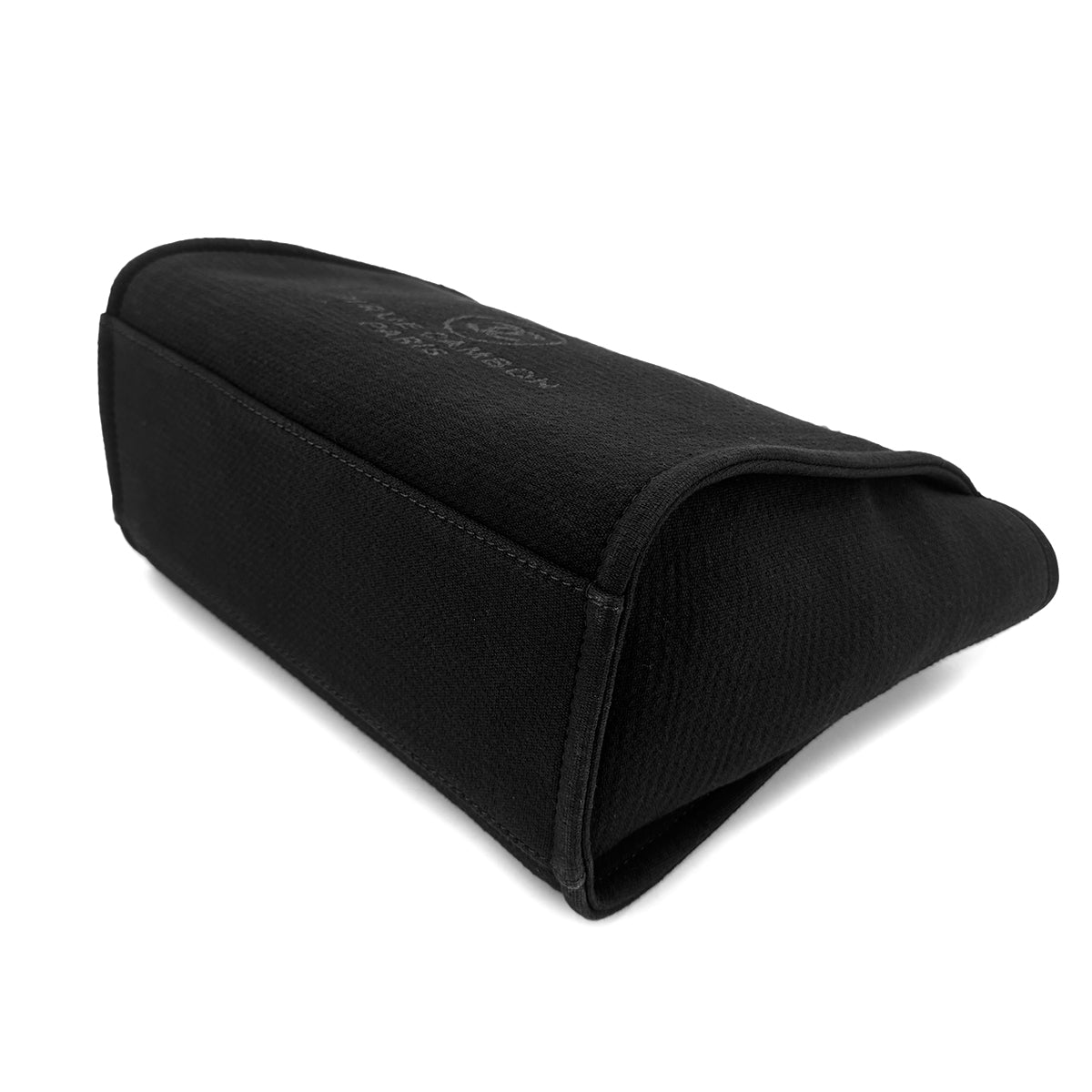 CHANEL DEAUVILLE MM CHAIN TOTE BAG BLACK CANVAS LEATHER 90301107