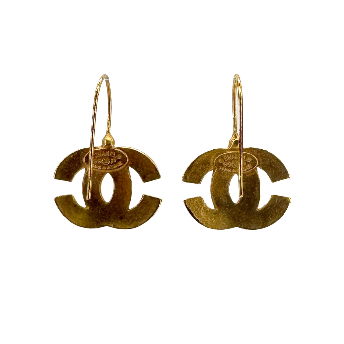 CHANEL VINTAGE EARRINGS COCOMARK SWING ACCESSORY 99P 90301113
