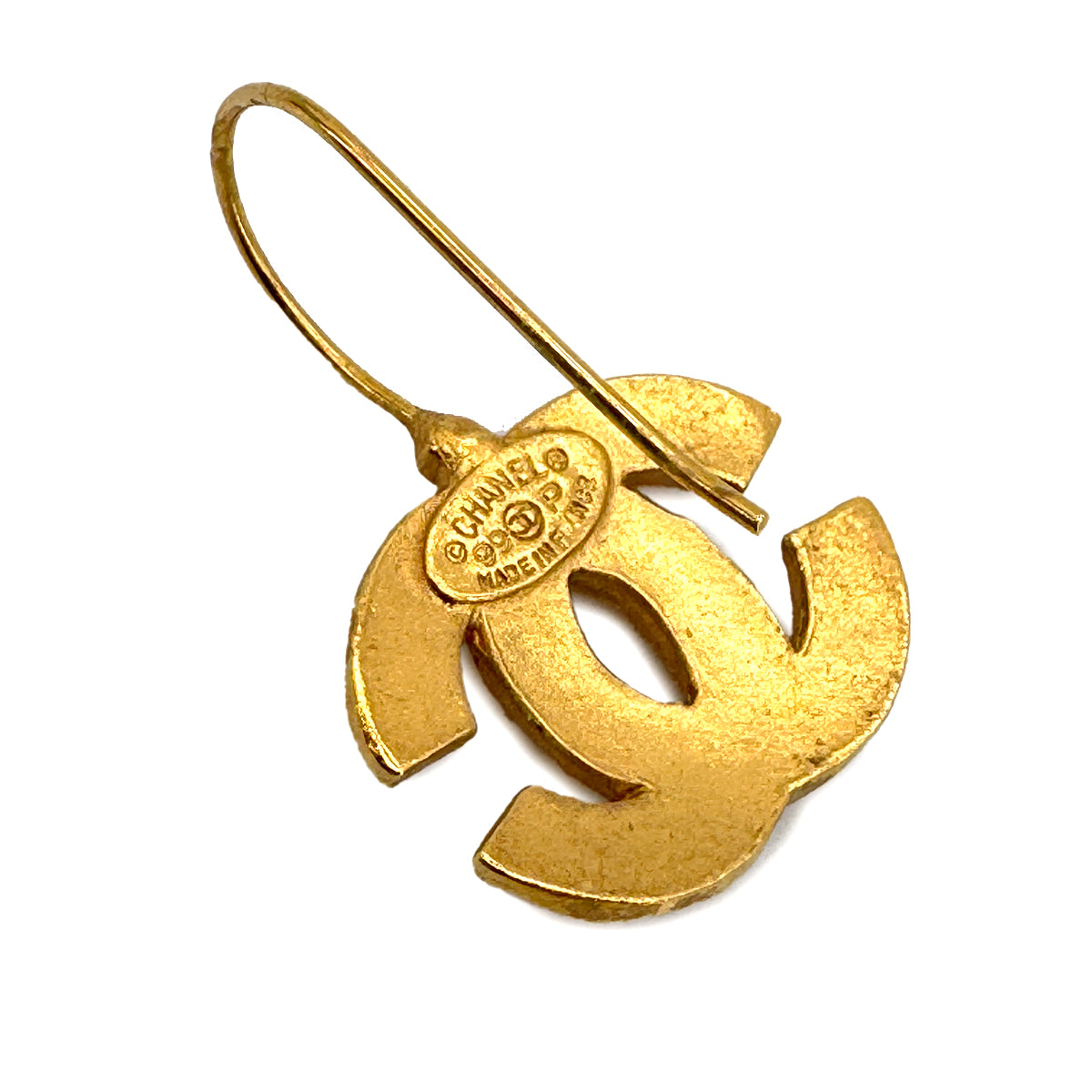 CHANEL VINTAGE EARRINGS COCOMARK SWING ACCESSORY 99P 90301113