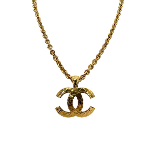 CHANEL VINTAGE NECKLACE COCOMARK ACCESSORY 94P 90301115