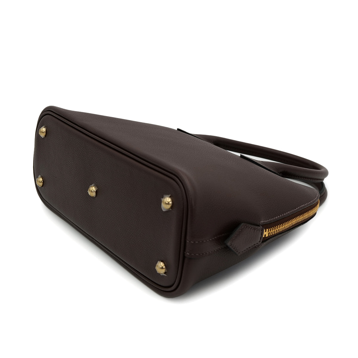 HERMES BOLIDE 1923 25 MOKA NATUREL EVERCOLOR HAND SHOULDER BAG B 90301632