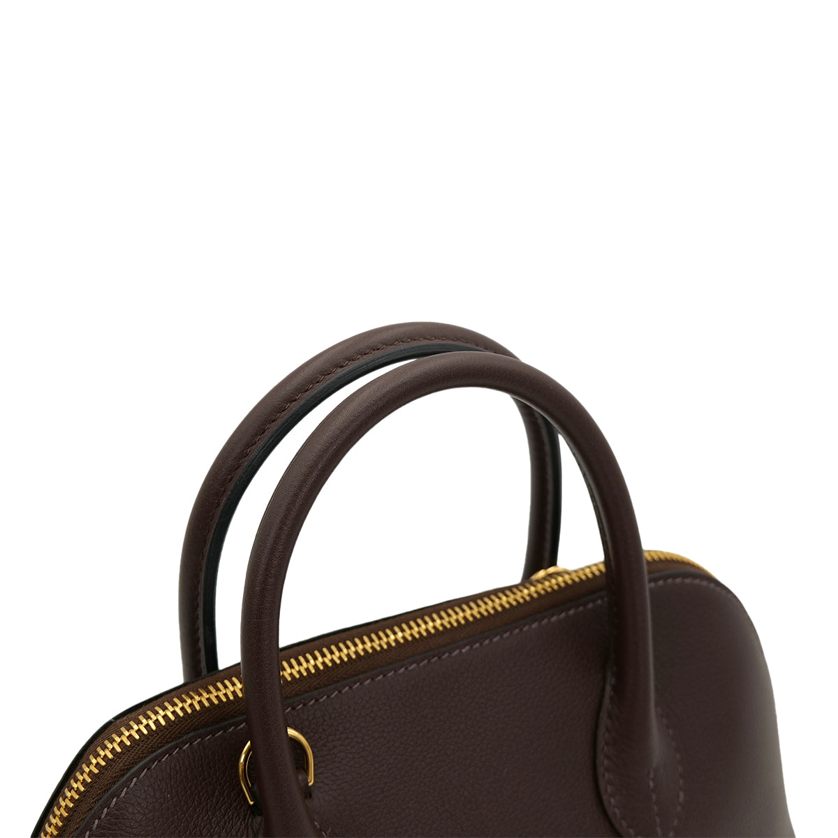 HERMES BOLIDE 1923 25 MOKA NATUREL EVERCOLOR HAND SHOULDER BAG B 90301632