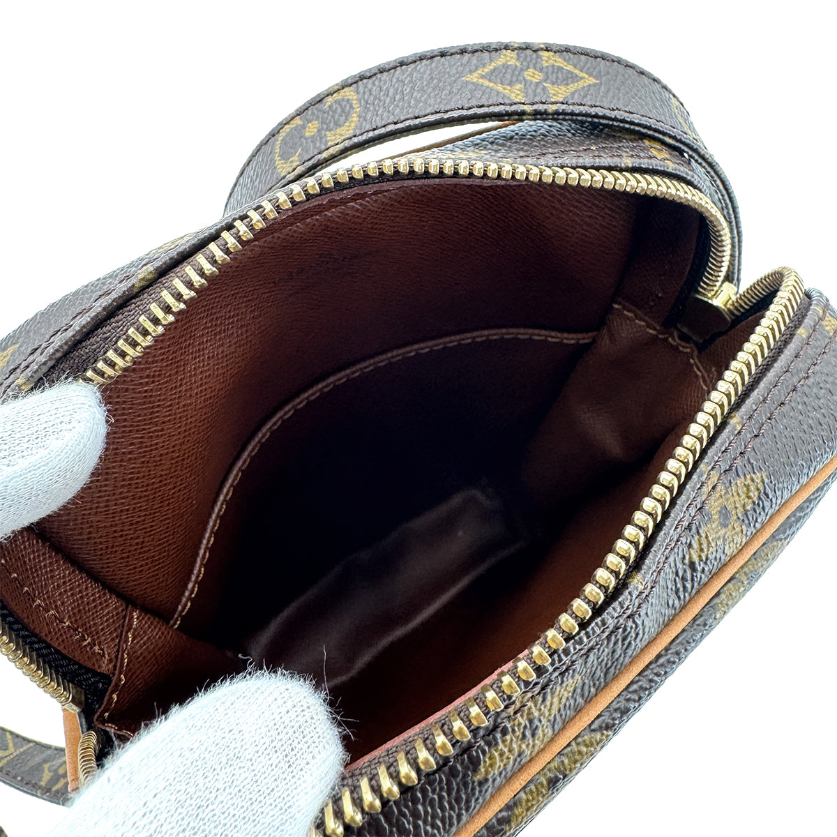 LOUIS VUITTON MONOGRAM DANUBE SHOULDER BAG BROWN M45266 90301639