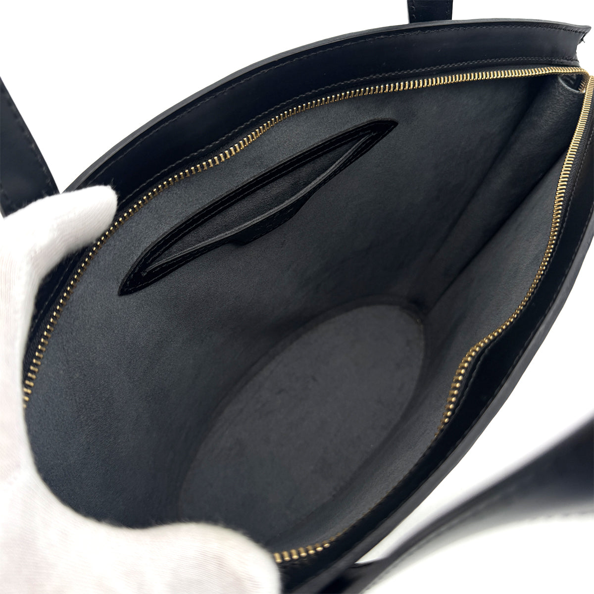 LOUIS VUITTON EPI SAINT JACQUES SHOULDER BAG NOIR LEATHER M52272 90301640