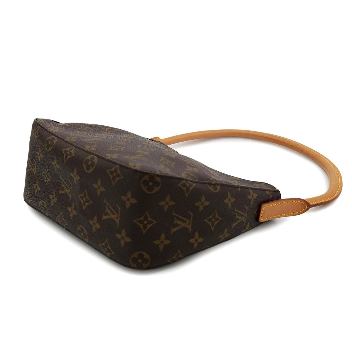 LOUIS VUITTON MONOGRAM LOOPING MM SHOULDER BAG BROWN M51146 90301642