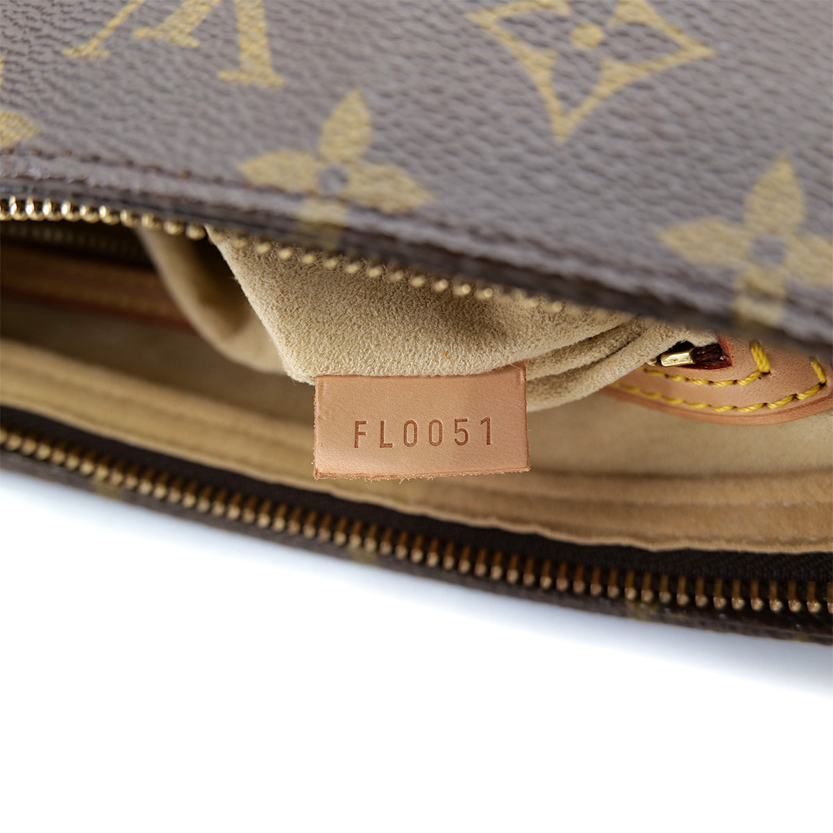 LOUIS VUITTON MONOGRAM LOOPING MM SHOULDER BAG BROWN M51146 90301642