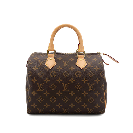 LOUIS VUITTON MONOGRAM SPEEDY 25 HAND BAG BROWN M41109 90301643