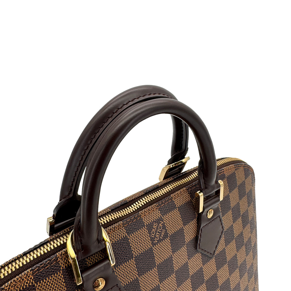 LOUIS VUITTON DAMIER ALMA HAND BAG EBENE CANVAS N51131 90301648