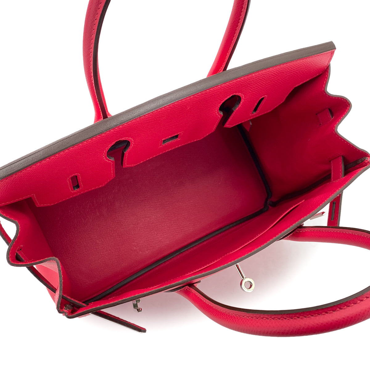 HERMES BIRKIN 30 ROSE EXTREME EPSOM HAND BAG D SHW 90301649