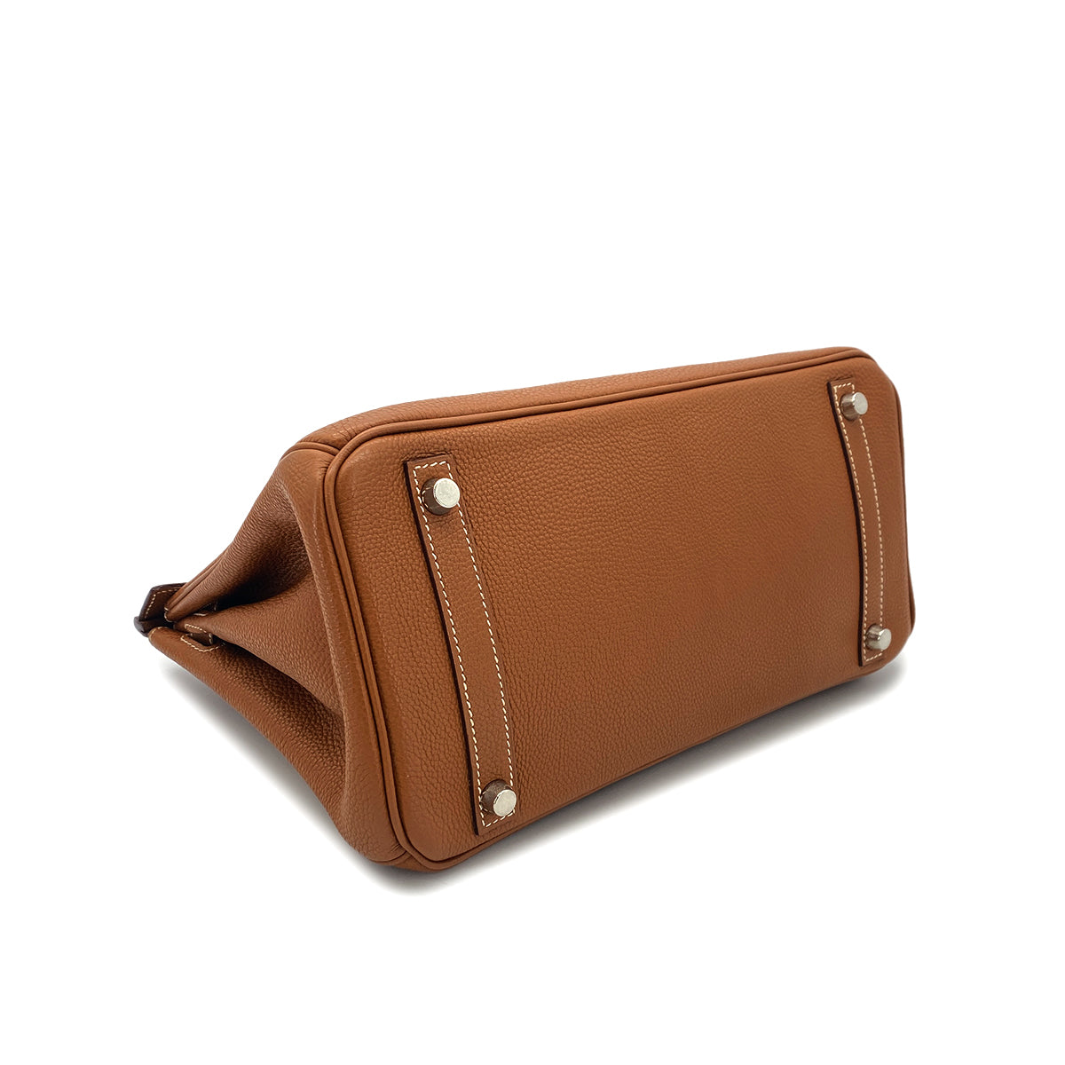 HERMES BIRKIN 30 GOLD TOGO HAND BAG □H SHW 90301652