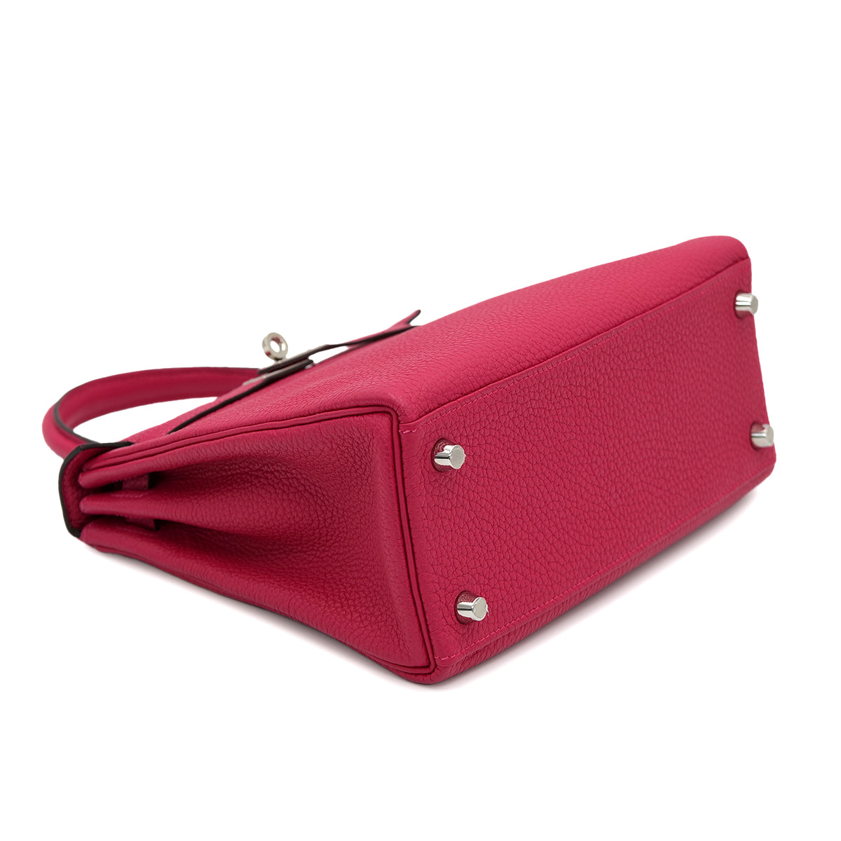 HERMES KELLY 25 RETOURNE ROSE MEXICOE TOGO HAND SHOULDER BAG U SHW 90301653