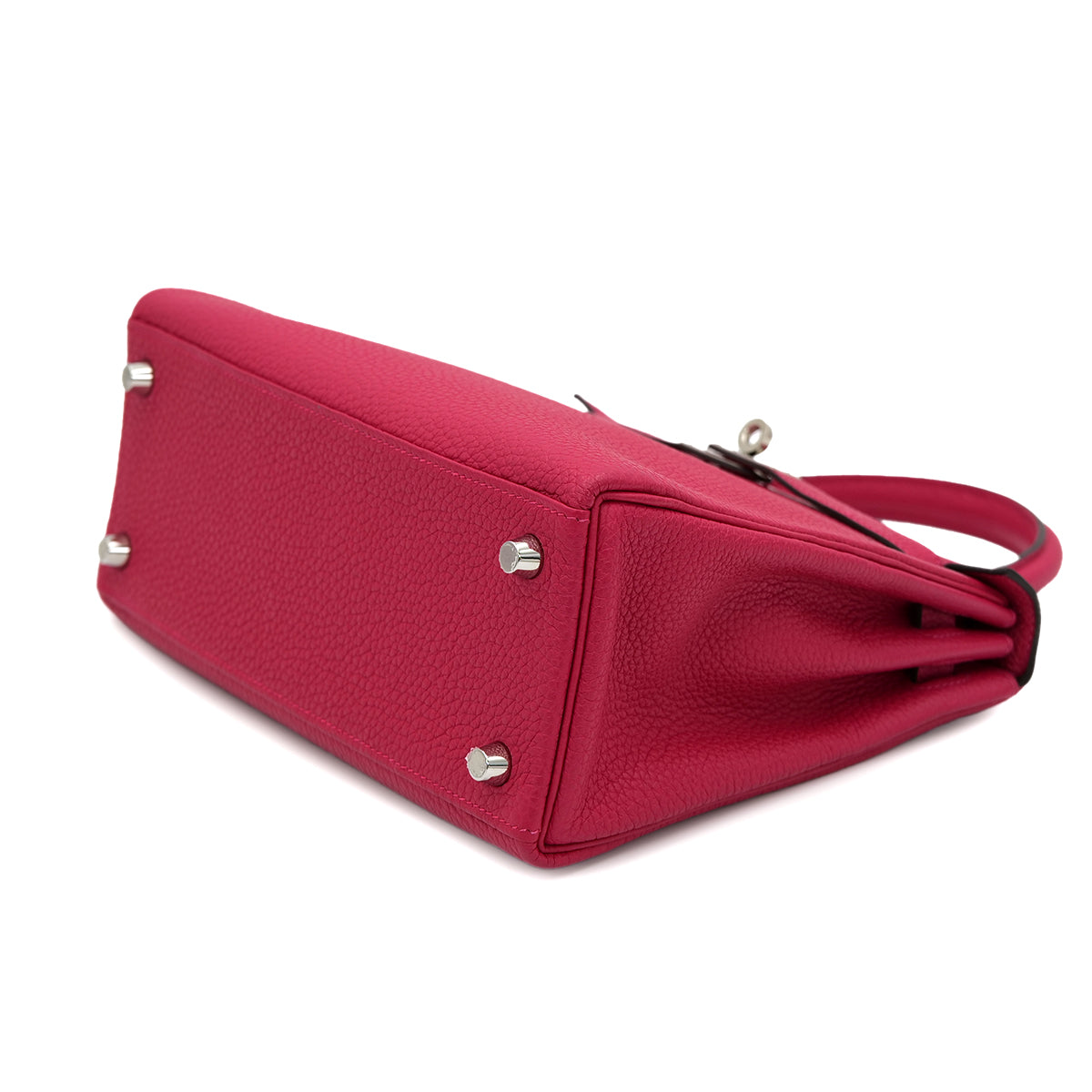 HERMES KELLY 25 RETOURNE ROSE MEXICOE TOGO HAND SHOULDER BAG U SHW 90301653