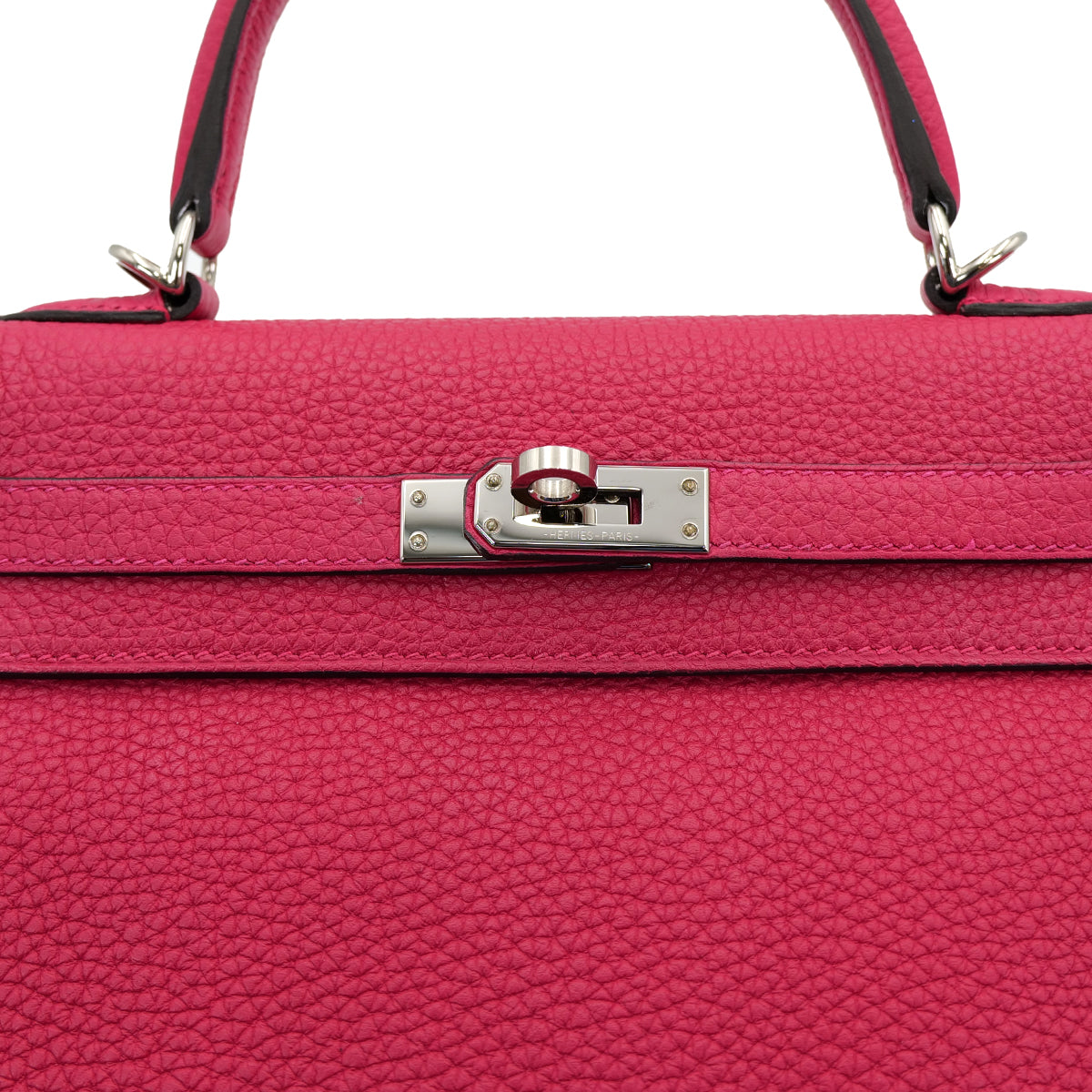 HERMES KELLY 25 RETOURNE ROSE MEXICOE TOGO HAND SHOULDER BAG U SHW 90301653