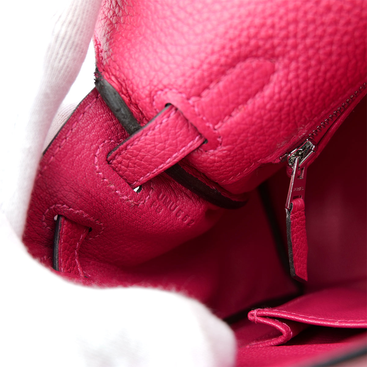 HERMES KELLY 25 RETOURNE ROSE MEXICOE TOGO HAND SHOULDER BAG U SHW 90301653