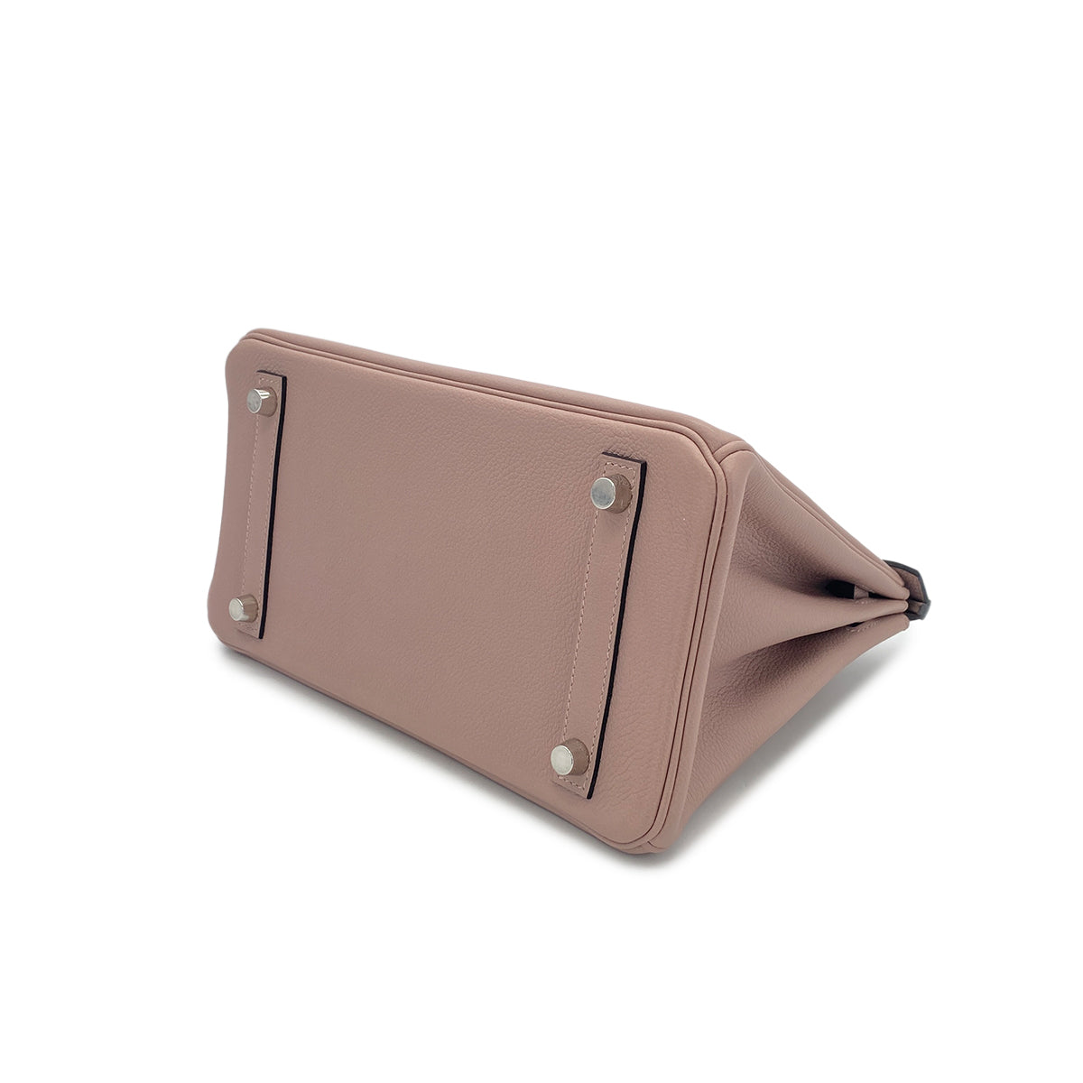 HERMES BIRKIN 25 GLYCINE EVERCOLOR HAND BAG T SHW 90301660