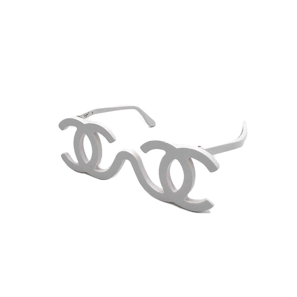 CHANEL SUNGLASSES COCOMARK 1994 RUNWAY RIMITED WHITE EYEWEAR 90301663