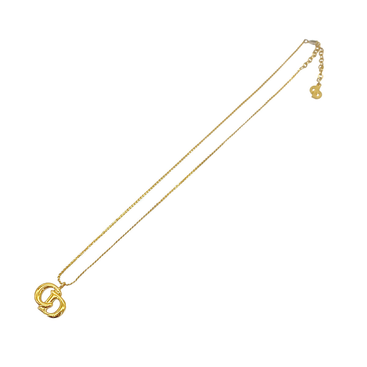 CHRISTIAN DIOR NECKLACE CD LOGO GOLD ACCESSORY 90301665