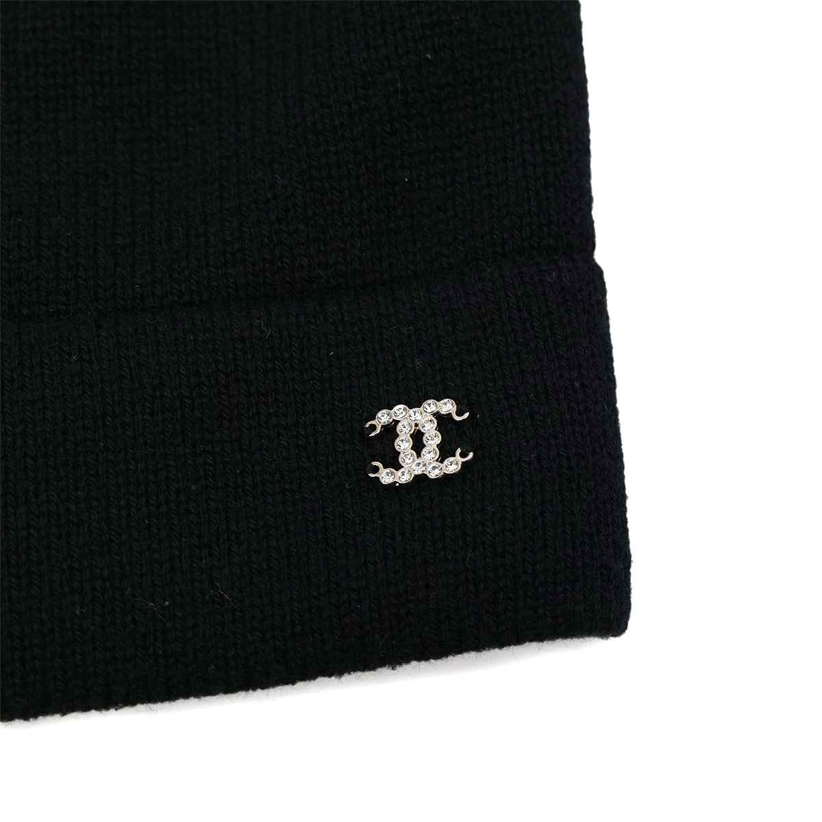 CHANEL COCOMARK BIJOU BUTTON KNIT VEST BLACK CASHMERE 40 P73 RTW 90301668