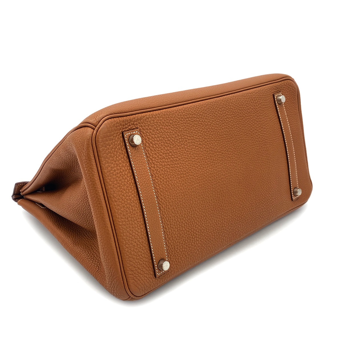 HERMES BIRKIN 35 GOLD TOGO HAND BAG □H SHW 90301709