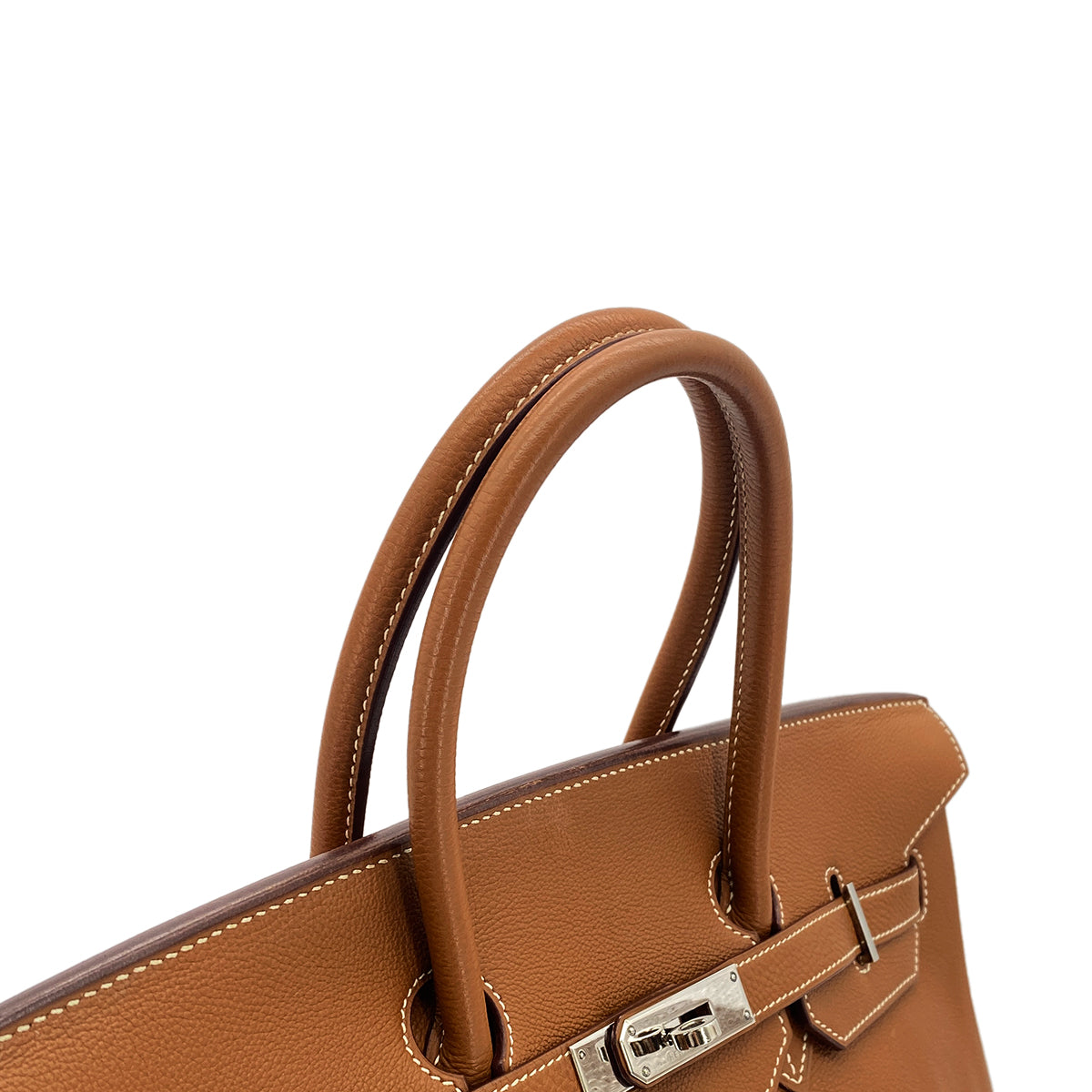 HERMES BIRKIN 35 GOLD TOGO HAND BAG □H SHW 90301709