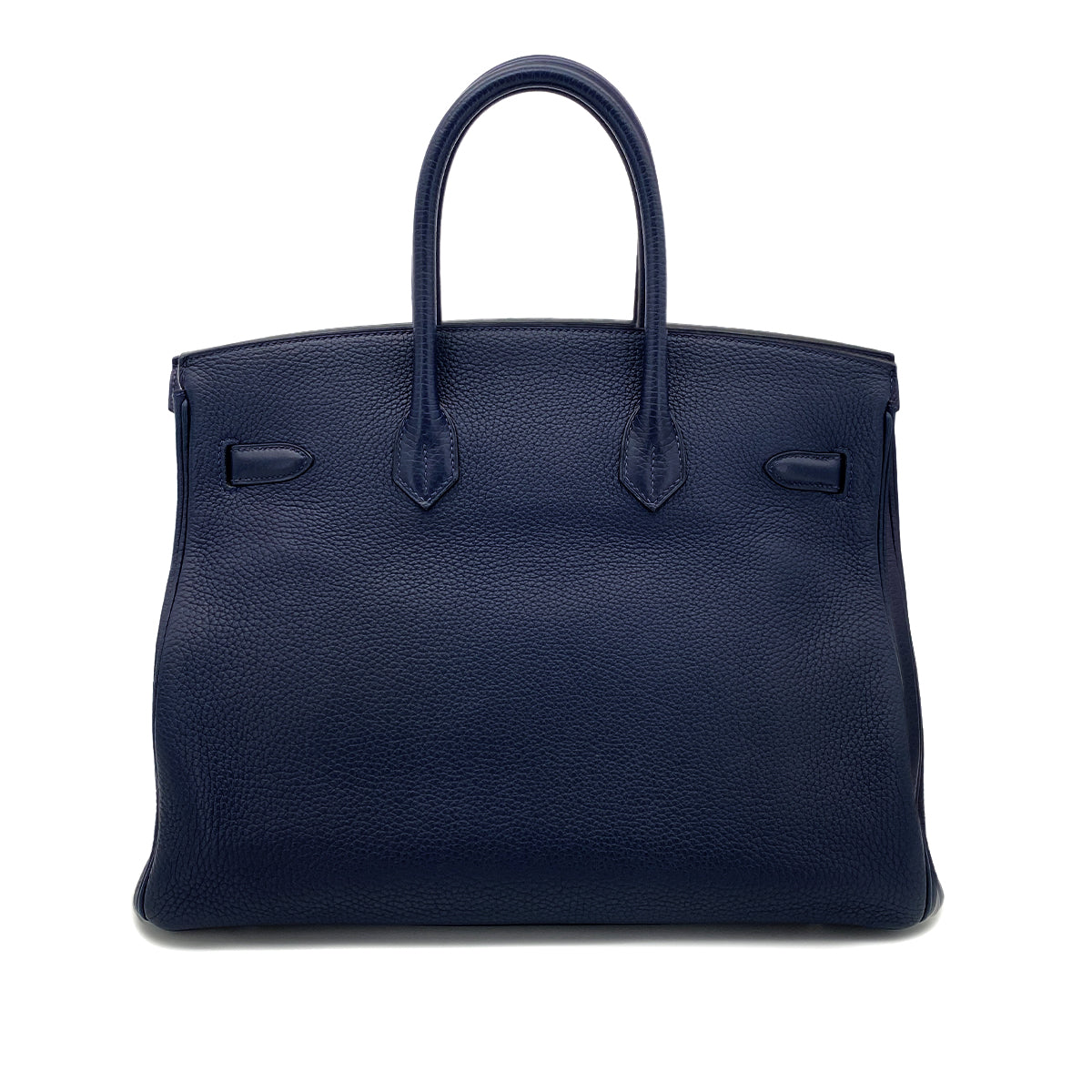 HERMES BIRKIN 35 VERSO BLUE NUIT ROSE PURPLE TAURILLON CLEMENCE HAND BAG A SHW 90301713