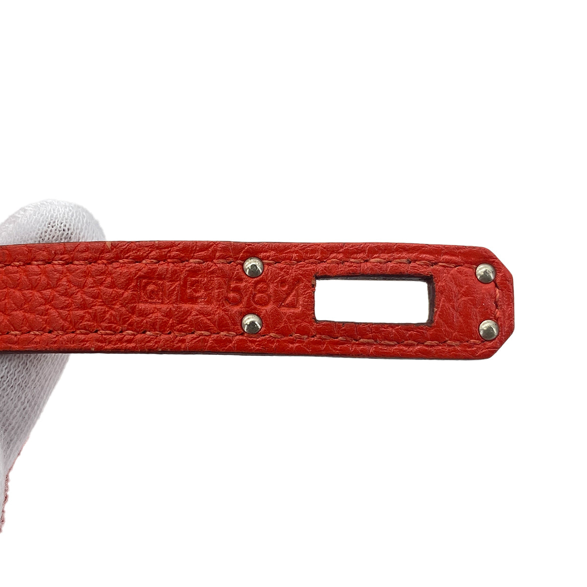 HERMES BIRKIN 25 CAPUCINE TOGO HAND BAG □Q SHW 90301716