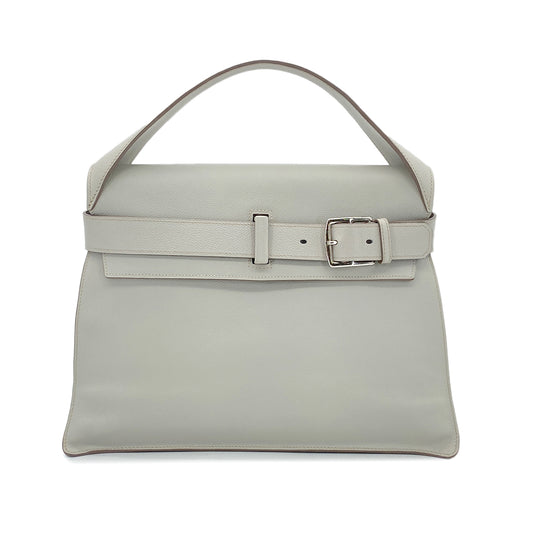 HERMES ETRIBELT GRIS PERLE EVER GRAIN HAND BAG □Q SHW 90301721