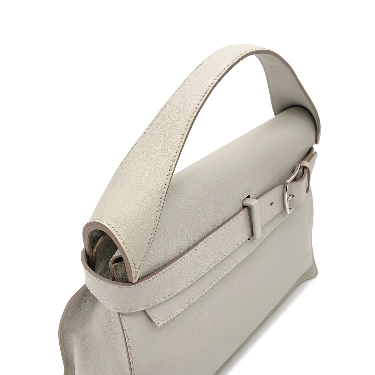 HERMES ETRIBELT GRIS PERLE EVER GRAIN HAND BAG □Q SHW 90301721