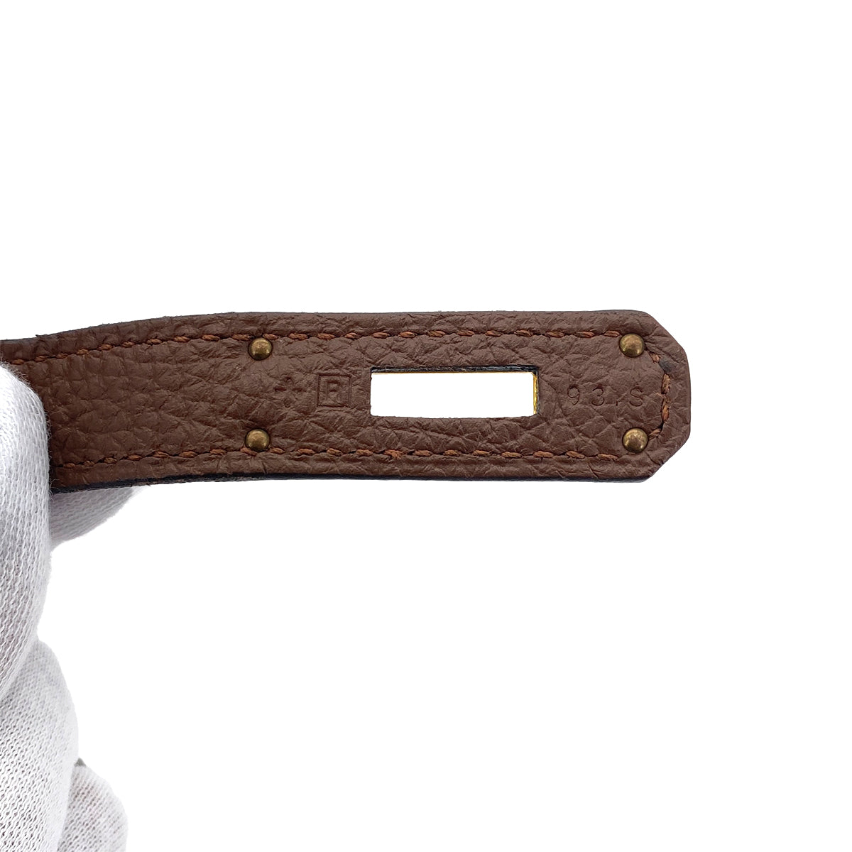 HERMES KELLY 32 RETOURNE BRULEE TOGO HAND SHOULDER BAG □R GHW 90301724