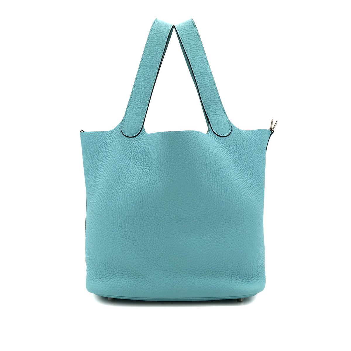 HERMES PICOTIN LOCK MM BLUE SAINT CYR TAURILLON CLEMENCE HAND BAG X SHW 90301729