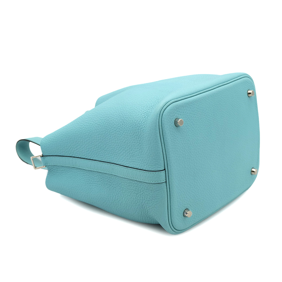 HERMES PICOTIN LOCK MM BLUE SAINT CYR TAURILLON CLEMENCE HAND BAG X SHW 90301729